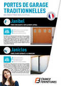 Portes de garage traditionnelles